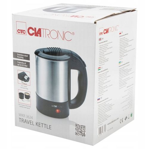 CZAJNIK ELEKTRYCZNY PODRÓŻNY 0,5L BPA FREE CLATRONIC WKR na Arena.pl