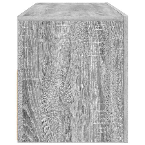 Szafka pod TV z LED, szary dąb sonoma, 120x35x40 cm na Arena.pl