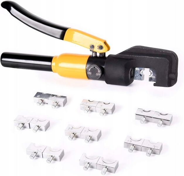 ZACISKARKA HYDRAULICZNA PRASKA DO KABLI PRZEWODÓW MATRYCE 4-70 MM zdjęcie 12