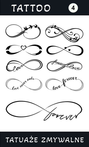 Tatuaże zmywalne Love Forever zdjęcie 1