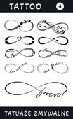 Tatuaże zmywalne Love Forever