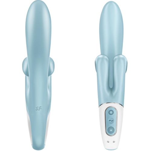 wibrator króliczek satisfyer touch me niebieski usb na Arena.pl
