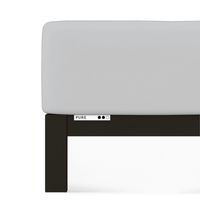 Prześcieradło Schlafgut Pure 140x190-160x220 cm Gray Light 511