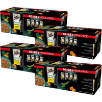 SHEBA Collection Mokra karma dla kotów drobiowe smaki 85 g x 40 sztuk x 4