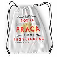 Plecak Dla Siostry Sportowy Szkolny Worek Torba Z Nadrukiem Ze Zdjęciem