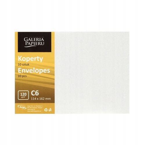 koperta c6 millenium diamentowa biel 120g/m2 (10) na Arena.pl