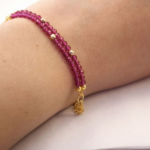 "Bransoletka RUBIN HEMATYT 925" na Arena.pl