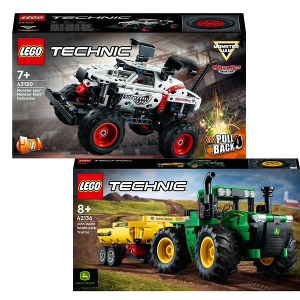LEGO Technic 42150 Monster Jam Mutt Dalmatian 42136 TRAKTOR John Deere zdjęcie 1
