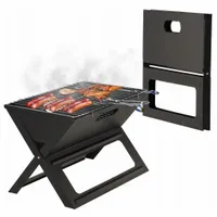 Składany grill turystyczny KEMPINGOWY PRZENOŚNY WALIZKA BBQ GRIL 45x30x30