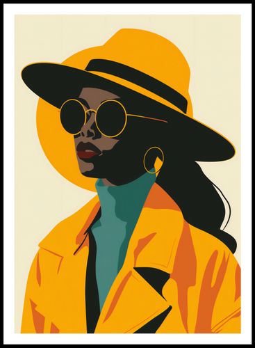 Plakat 64x90cm Żółta Stylowość na Arena.pl