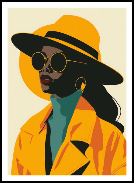 Plakat 64x90cm Żółta Stylowość zdjęcie 3