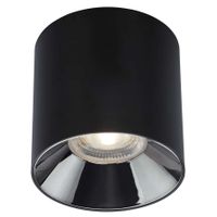 Biurowa LAMPA sufitowa IOS 8727 Nowodvorski metalowy downlight tuba LED 30W 4000K plafon do sypialni czarny