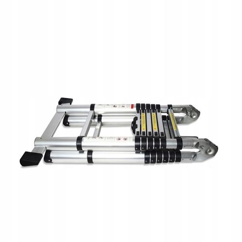 DRABINA ALUMINIOWA TELESKOPOWA PRZEGUBOWA 4.4 M (2 x 220 cm ) 2 x 7 STOPNI na Arena.pl