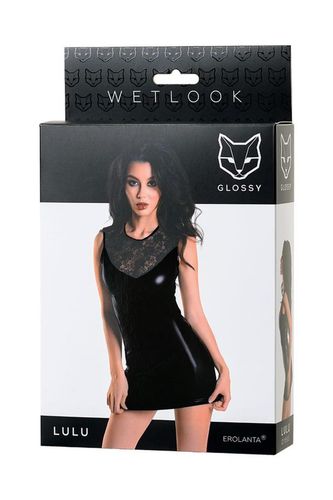 Wetlook Black Dress Lulu - Black S na Arena.pl