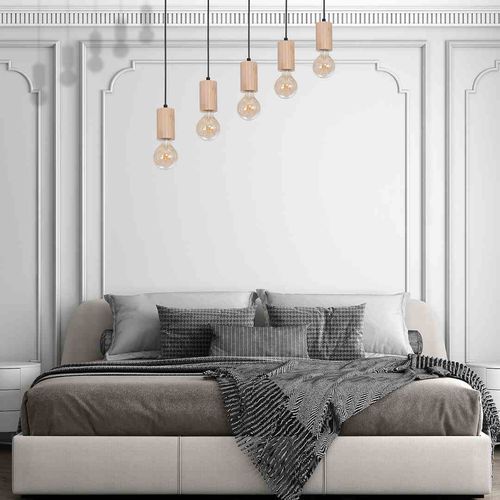 LAMPA WISZĄCA LINES 5XE27 na Arena.pl