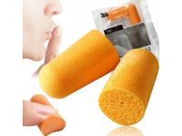 Zatyczki do uszu ochronne wkładki spania stopery piankowe pomarańczowy