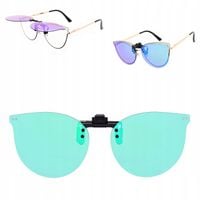 Kocie uchylne NAKŁADKI PRZECIWSŁONECZNE POLARYZACYJNE NA OKULARY KOREKCYJNE