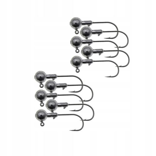 Zestaw spinning 25 przynęt 10 x główka JIG PUDEŁKO na Arena.pl