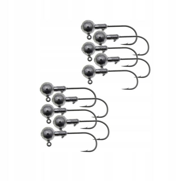 Zestaw spinning 25 przynęt 10 x główka JIG PUDEŁKO zdjęcie 11