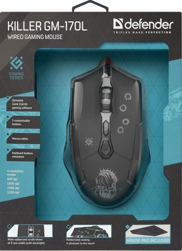 Defender Mysz GM-170L Killer Optic 3200dpi 7P na Arena.pl