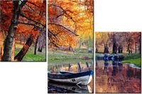 60 90CM OBRAZ 3 ELEM UROKLIWY ZAKĄTEK ŚCIENNY DRUK PŁÓTNO