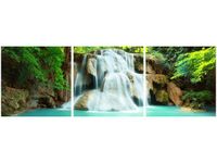 90X30CM WODOSPAD TRÓJ OBRAZ