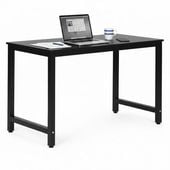 CZARNE BIURKO KOMPUTEROWE 120X60CM MODERNHOME METAL MDF