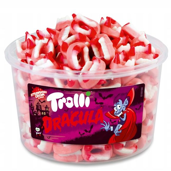 Żelki Mini Dracula Trolli BOX 1050 g zdjęcie 1