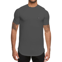 Koszulka treningowa męska kompresyjna sportowa bawełniana szara L 68cm