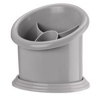 Ociekacz suszarka na sztućce z podstawką MOLLY szary