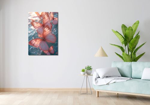 Obraz 60x90cm Świetliste Motyle na Arena.pl