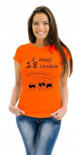 Koszulka PREZENT na urodziny 18 20 30 40 50 60 70 na Arena.pl