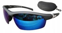 OKULARY POLARYZACYJNE SPORTOWE NA ROWER UV400 ETUI