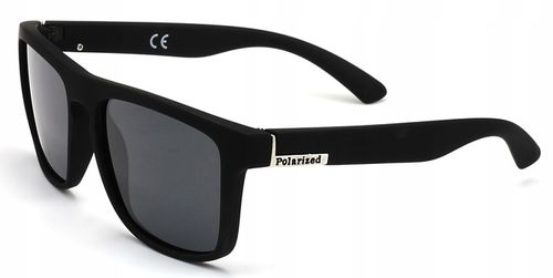 OKULARY PRZECIWSŁONECZNE MĘSKIE POLARYZACYJNE UV 400 ETUI POLARIZED CZARNE na Arena.pl