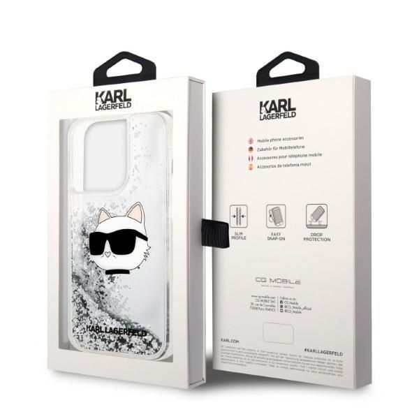 Etui Karl Lagerfeld do iPhone 14 Pro, Srebrny zdjęcie 8