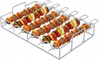 SZPIKULCE DO SZASZŁYKÓW STOJAK DO GRILOWANIA MIĘSA SZASZŁYKÓW GRILL BBQ