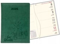 TERMINARZ KALENDARZ tygodniowy A6 2026 z imieniem GRAWER dla szachisty