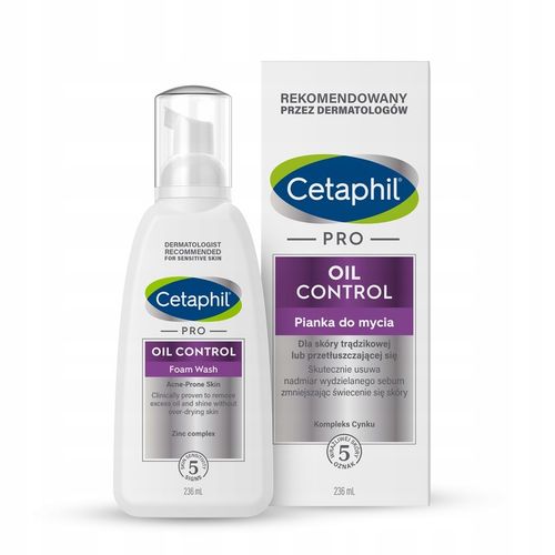 Cetaphil PRO Oil Control 236 ml pianka oczyszczająca do cery trądzikowej na Arena.pl