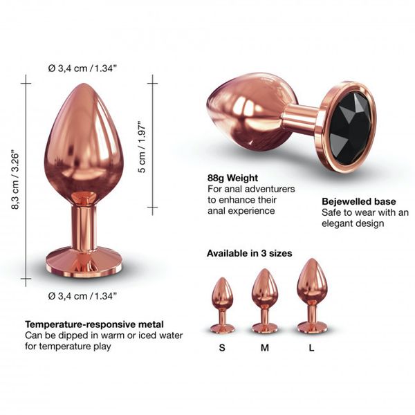 Dorcel Diamond Plug Rose Gold M zdjęcie 6