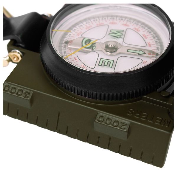 KOMPAS TURYSTYCZNY BUSOLA METALOWY MIL-TEC US RANGER PODŚWIETLANY OLIVE zdjęcie 7