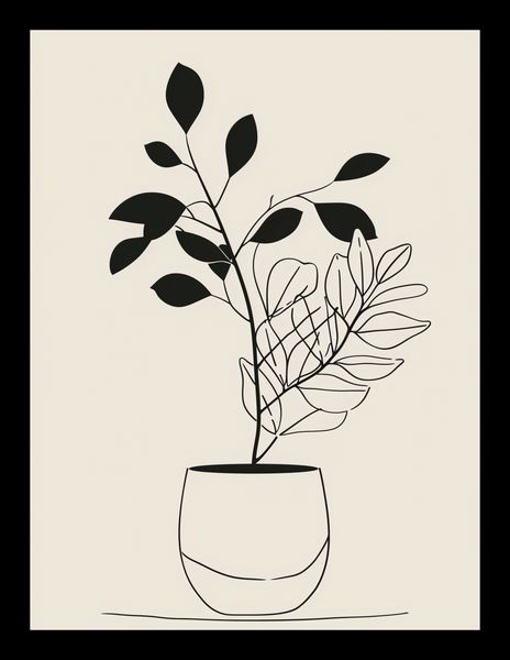 Plakat 15x20cm Prostota Doniczki zdjęcie 2