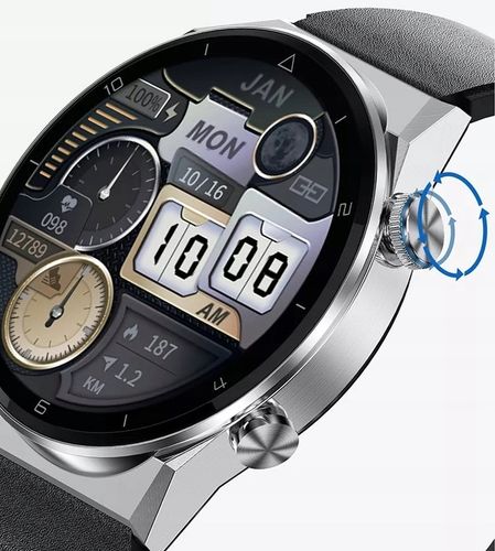 ZEGAREK SMARTWATCH DLA CHŁOPAKA CHŁOPCA ELEGANCKI NOWOCZESNY NA PREZENT na Arena.pl