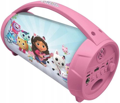 Głośnik mobilny LEXIBOOK Koci Domek Gabi BTP585GDHZ Różowy na Arena.pl