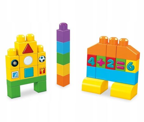 MEGA BLOKS KLOCKI FIRST BUILDERS TORBA 150EL FVJ49 na Arena.pl
