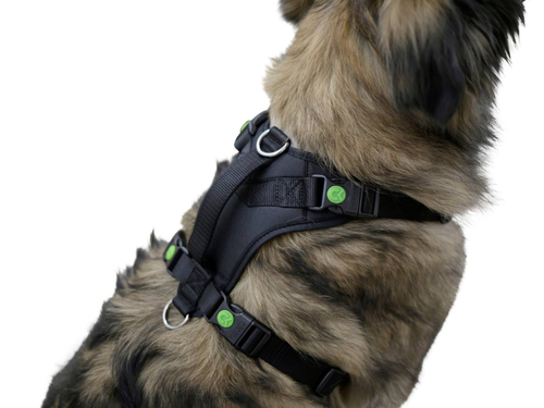 KERBL Pulsive Szelki psa pełne bezuciskowe regulowane odblaskowe czarne S na Arena.pl