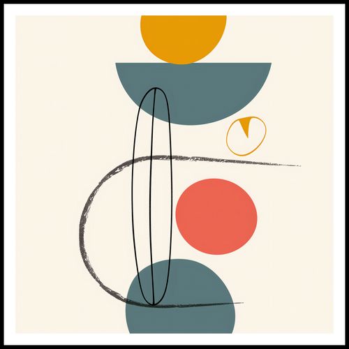 Plakat 80x80cm Równe Kompozycje na Arena.pl