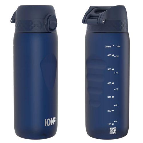 ION8 Granatowa butelka na wodę z miarką motywacyjną 750 ml na Arena.pl
