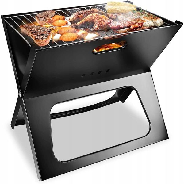 Grill węglowy - turystyczny składany zdjęcie 2