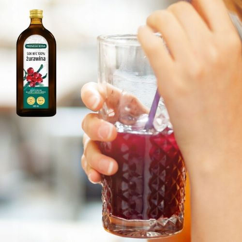 Premium Rosa Sok z Żurawiny NFC 100% 500 ml Wysoka jakość bez cukru na Arena.pl