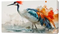 Obraz 100x60cm Żuraw w Akwareli